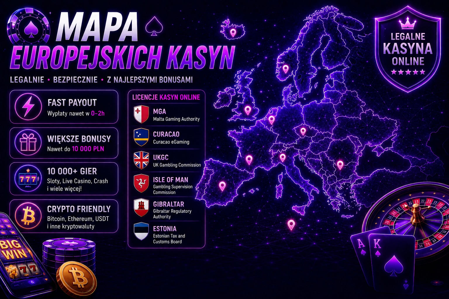 Europejskie Kasyna Online