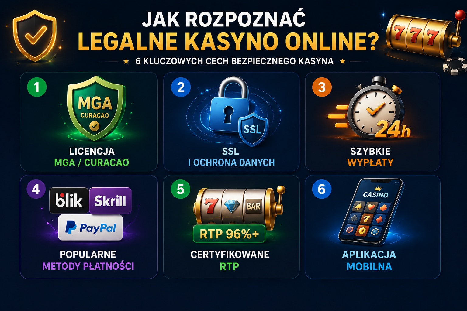 Najlepsze Legalne Kasyna Online w Polsce